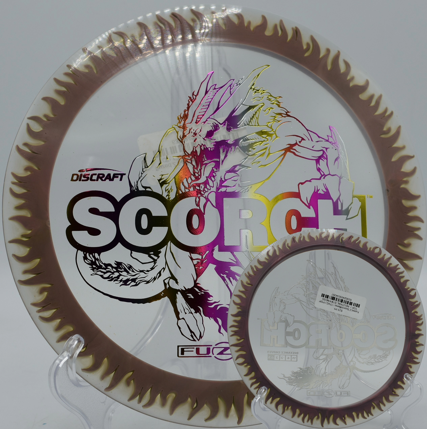 Discraft Scorchflame carving a flex line at Veteran’s Memorial DGC in Sylacauga, Alabama

