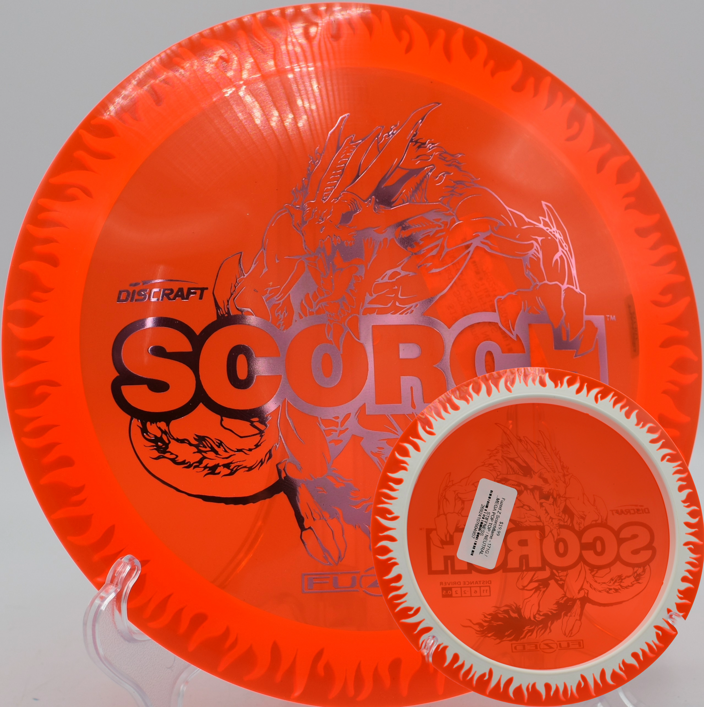 Controlled shot off the tee pad with Scorchflame at Columbia Park DGC in Kennewick, Washington

