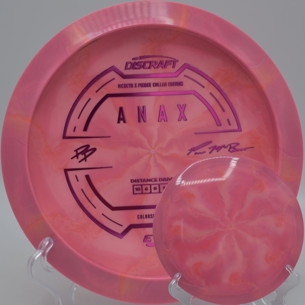 2025 ESP Anax collaboration photographed at Heritage Park DGC in Belton, KS, highlighting its stable, torque-resistant design.