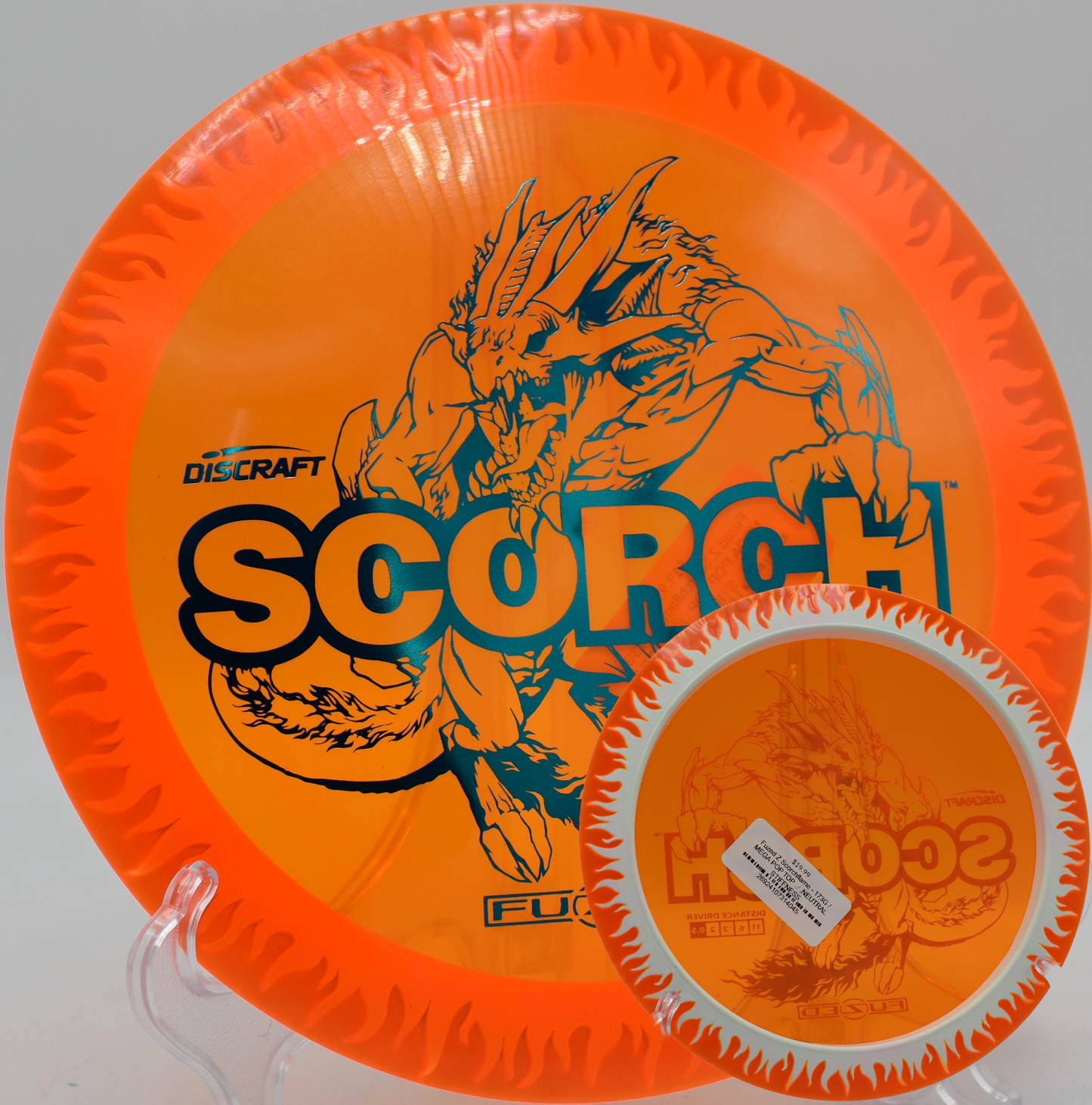 Scorchflame thrown across prairie-style fairway at Herman Hill Park in Wichita, Kansas

