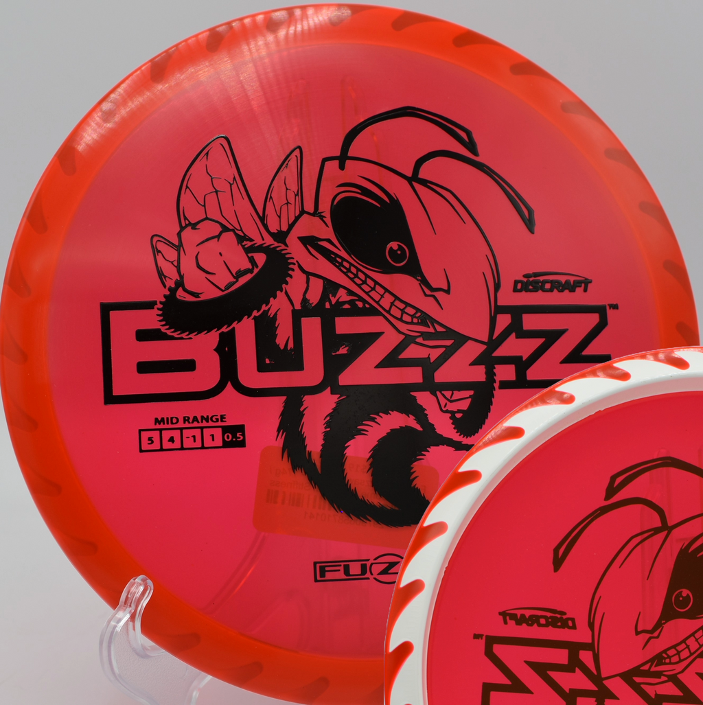 Fuzed Buzzzsaw grinding toward the basket with overstable fade at Eagle Island DGC in Eagle, Idaho.

