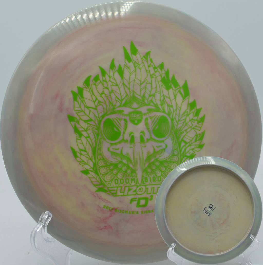 Discmania Doom Bird 1 PD crushing a wind-resistant hyzer line at The Fort in Ogden, Utah with a sharp, reliable fade.

