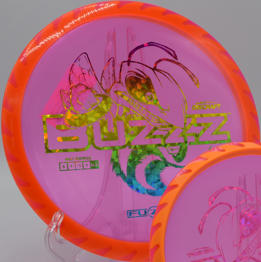 Fuzed Buzzzsaw fading strong at Brickyard Disc Golf Course in Menifee, California, showcasing Discraft’s elite midrange control in Fuzed blend.

