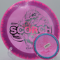 
Discraft Scorchflame held on tee pad with flame rim visible at Pier Park in Portland, Oregon

