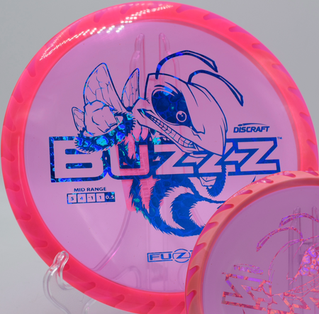 Buzzzsaw in Fuzed plastic flying straight into the wind at Hornets Nest Disc Golf Course in Charlotte, North Carolina, ideal for torque-heavy throws.

