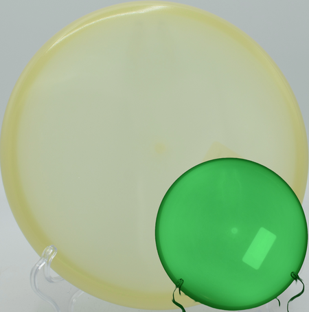 Player lining up a forehand upshot with a Proxy at Sunset Hills in Pekin, Illinois.

