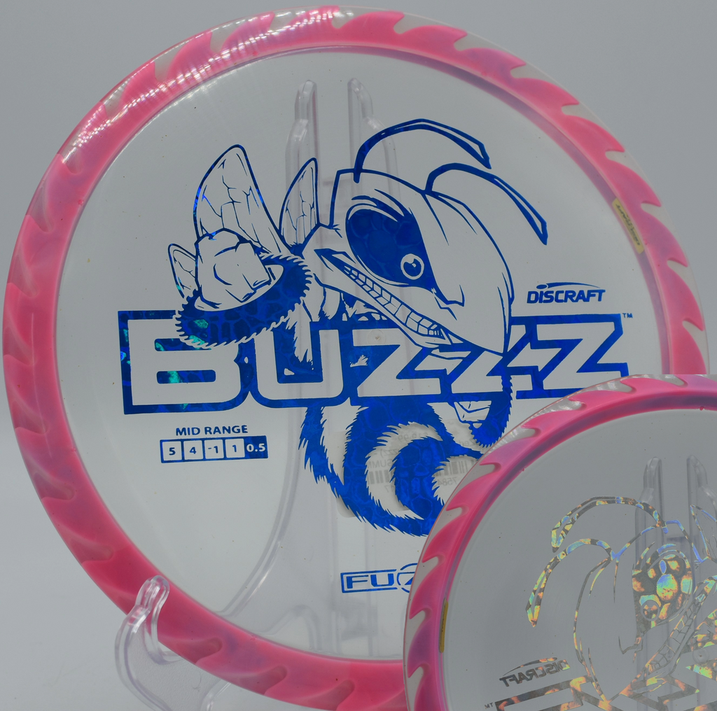 Fuzed Buzzzsaw caught in clean release at Packanack Lake Disc Golf Course in Wayne, New Jersey, made for hyzer spikes and controlled lines.

