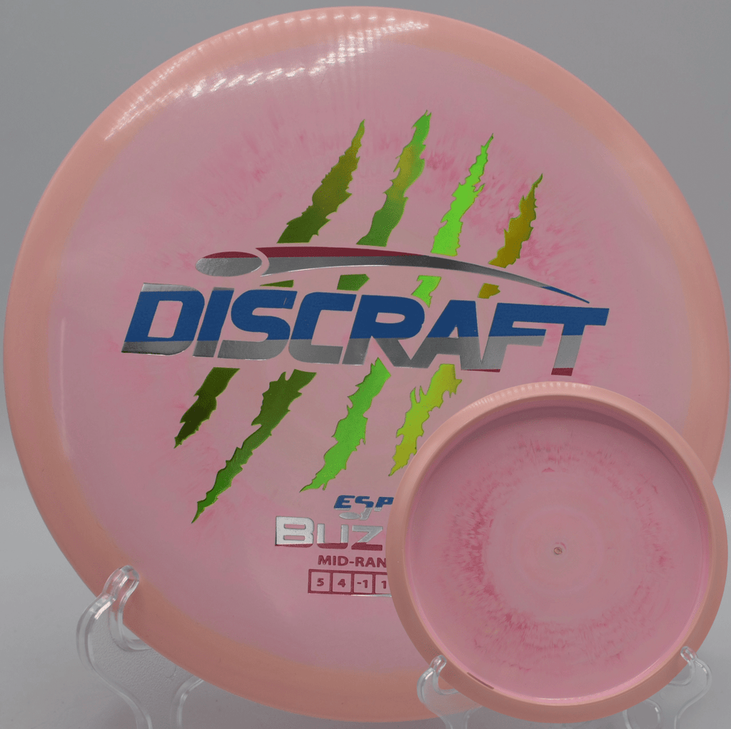Discraft 4-Claw Buzzz controlled turnover line at Idlewild Disc Golf Course in Burlington, Kentucky