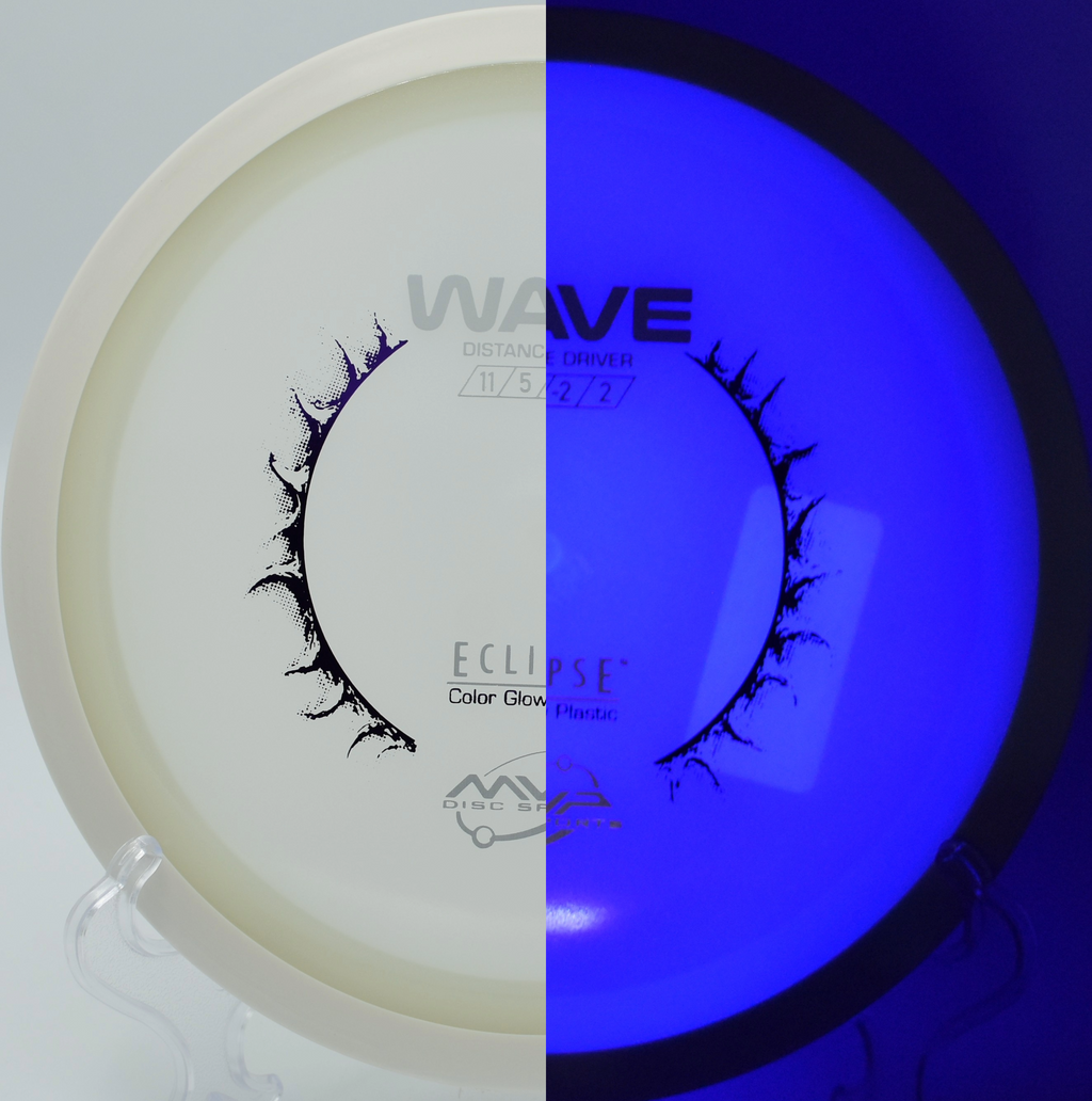 "MVP Eclipse Wave – Soft glow plastic and understable flight, perfect for tight tunnels at Sunset Hills in Illinois."

