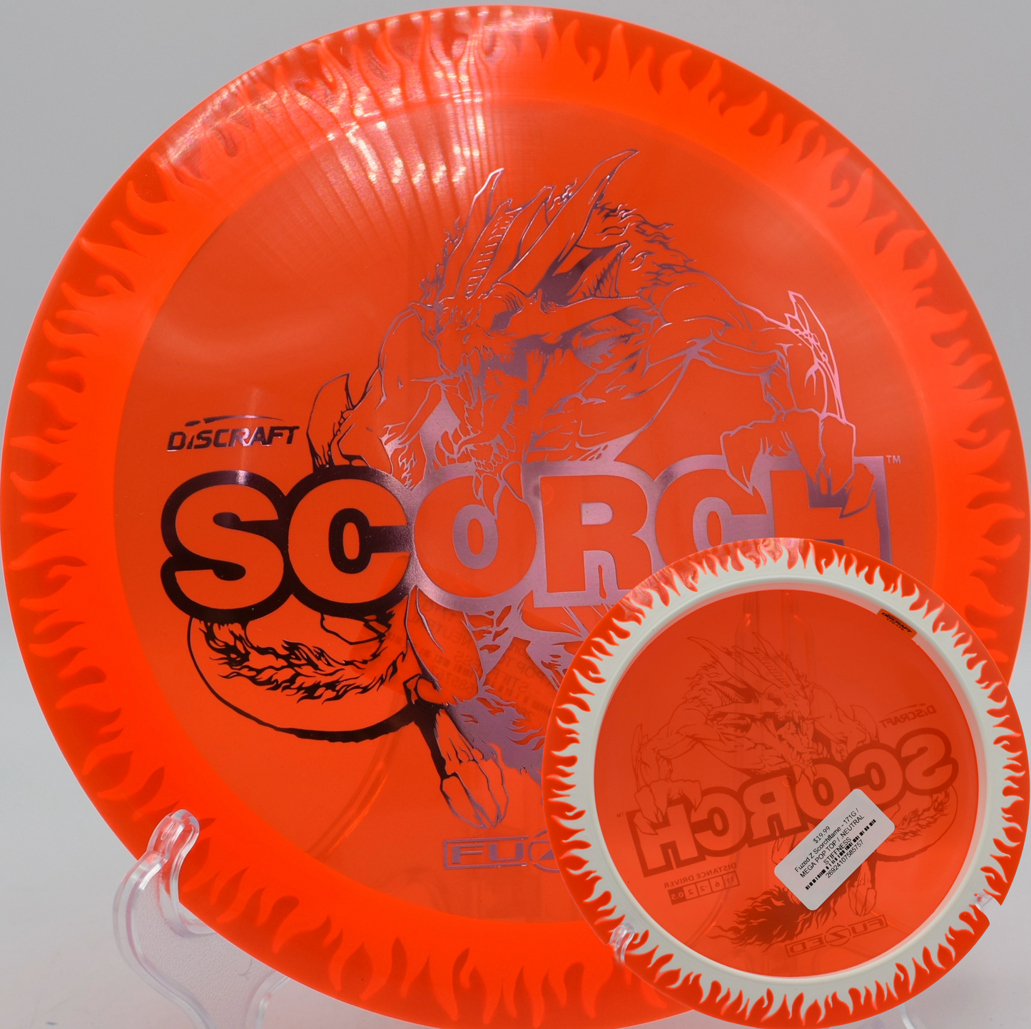 Smooth drive with flame-rimmed Scorchflame at Bryan Park DGC in Greensboro, North Carolina

