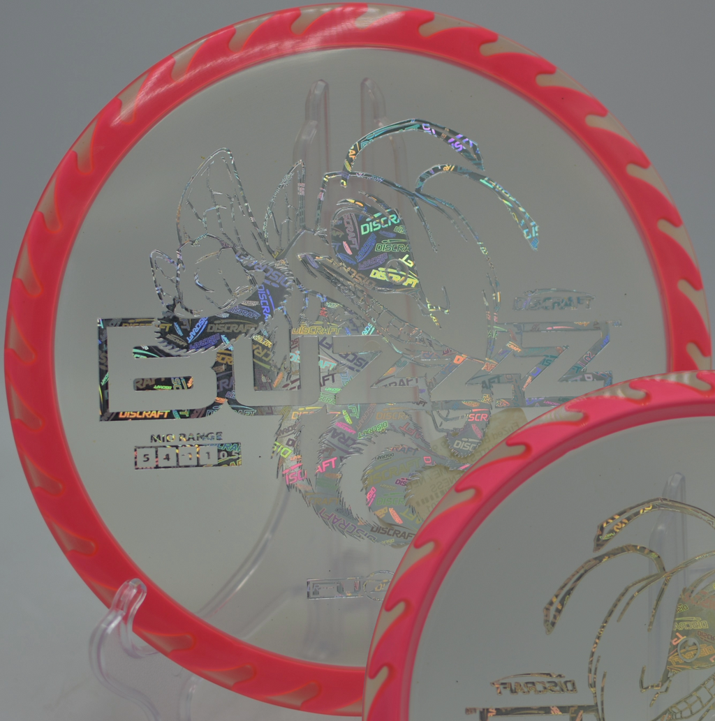 Fuzed Buzzzsaw holding a perfect turnover line at Johnson Street Disc Golf Course in High Point, North Carolina.