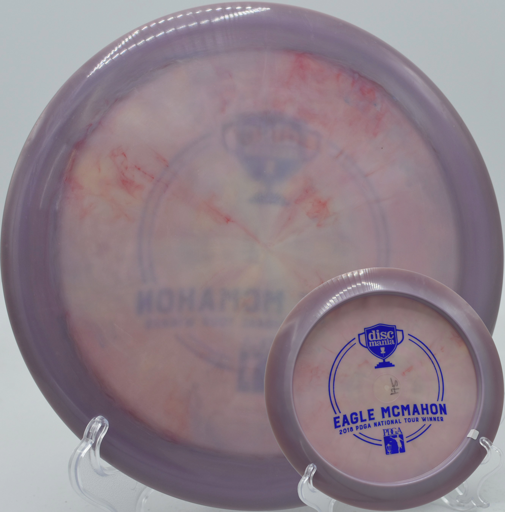 Discmania Swirly PD2 launched forehand with high torque resistance at SeaTac DGC in SeaTac, Washington.

