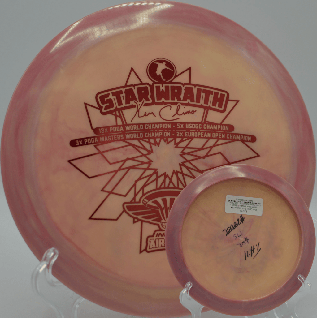 Ken Climo Tour Series 22X Swirly Star Wraith (USED) - Flexline Discs - 96400081055805