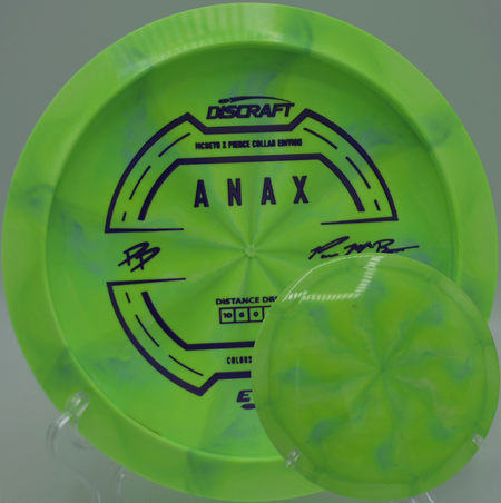 ESP Anax McBeth/Pierce collab staged at Fountain Hills DGC in Fountain Hills, AZ, perfect for shaping controlled distance shots.