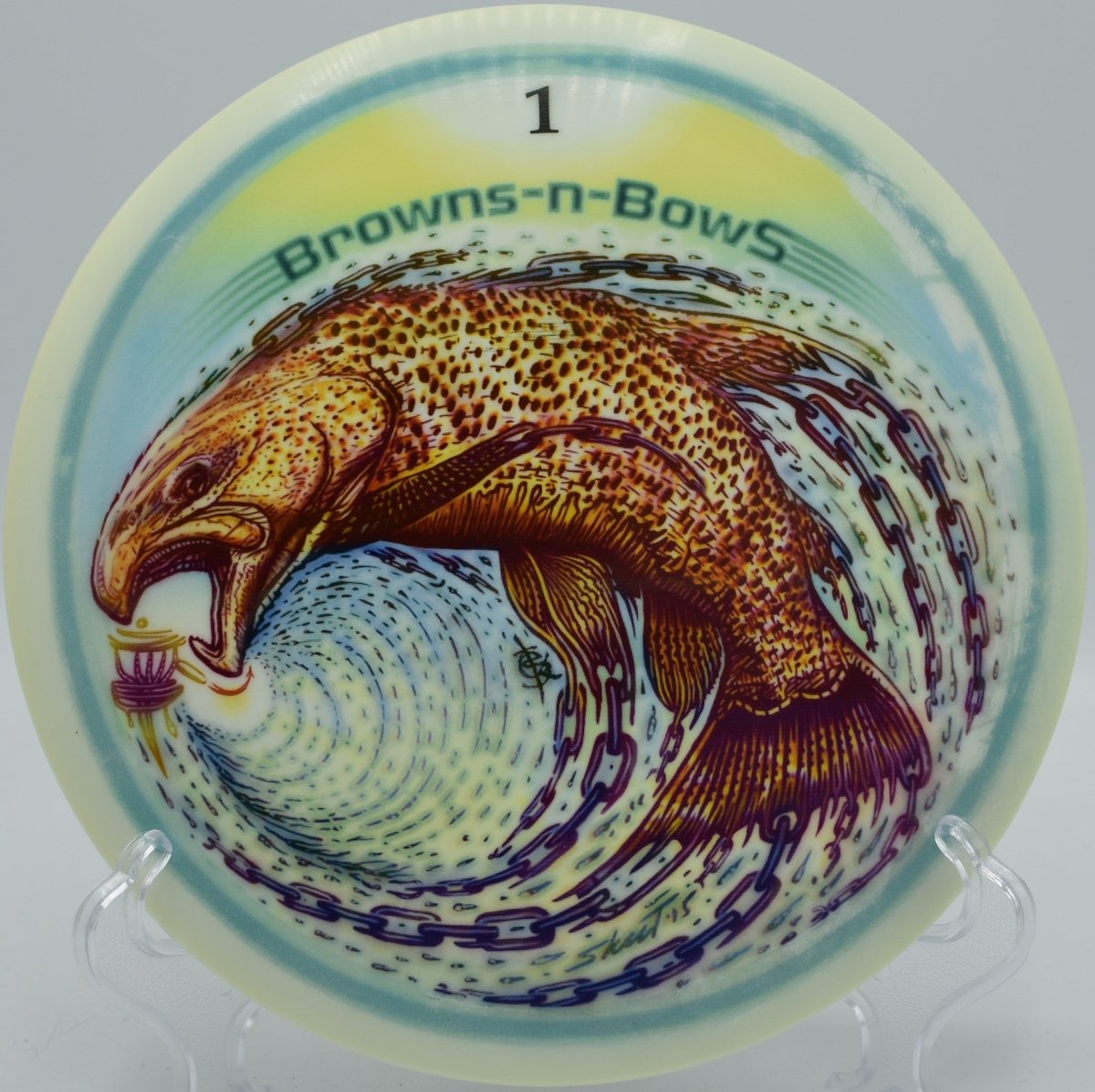Bottom Stamp Inncolor Star Destroyer (Penned) - Flexline Discs - 63755841035197