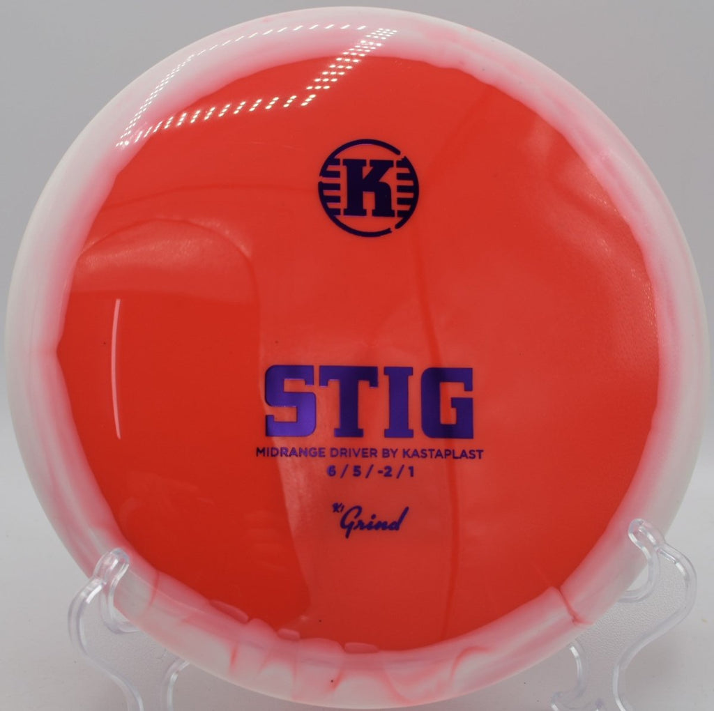Kastaplast K1 Grind Stig fairway driver offering smooth flight and accuracy on disc golf courses across the USA