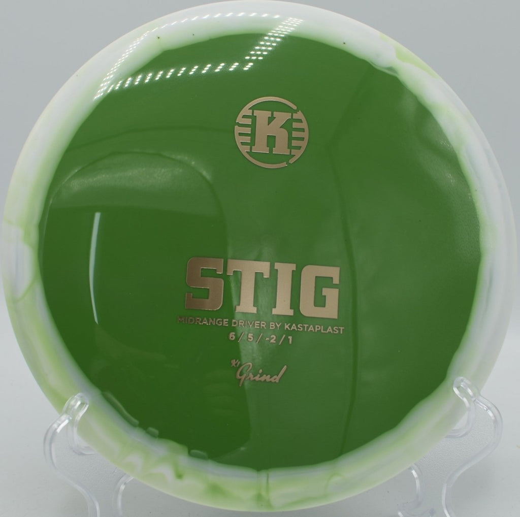 Kastaplast K1 Grind Stig disc golf fairway driver for placement shots in Lakewood and Tacoma with predictable finish