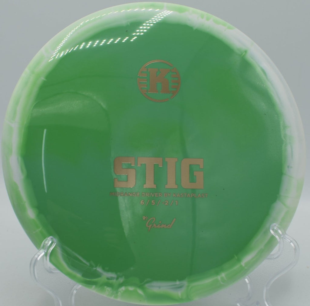 Kastaplast K1 Grind Stig recycled K1 plastic fairway driver for eco-conscious disc golfers seeking glide and control
