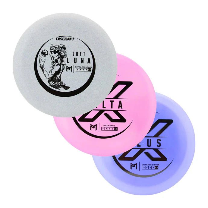 Paul McBeth Premium Disc Golf Set 3 - Pack - Flexline Discs - 78739581077053