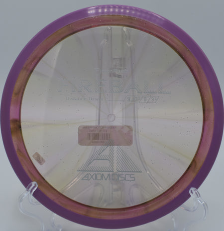 Proton Fireball launching a tight forehand flex line at Maple Hill Disc Golf Course in Leicester, Massachusetts.

