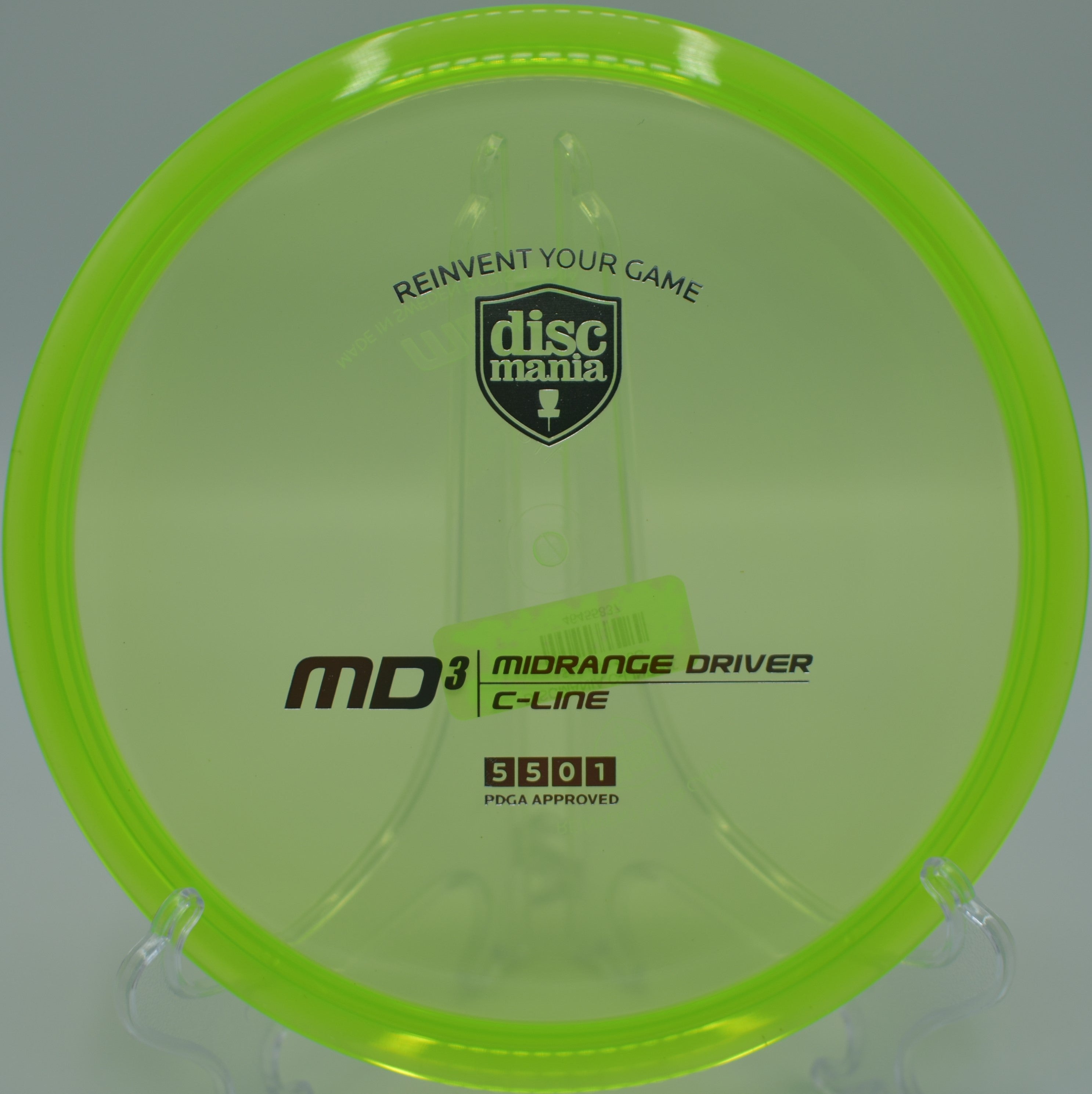 "MD3 midrange disc flying straight and precise at Maple Hill Disc Golf Course in Leicester, Massachusetts, perfect for controlled approach shots."
